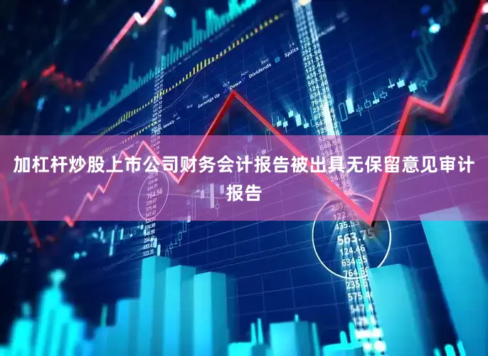 加杠杆炒股上市公司财务会计报告被出具无保留意见审计报告